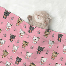 Load image into Gallery viewer, Adorable French Bulldog Flowers and Hearts Blanket for Dog-Pet Furniture-20