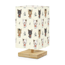 Load image into Gallery viewer, Adorable French Bulldog Flowers and Hearts Desktop Table Lamp-Desk Lamps-Dog Dad Gifts,Dog Mom Gifts,French Bulldog,Home Decor,Lamp-US Plug-2