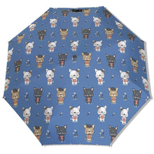 Load image into Gallery viewer, Adorable French Bulldog Flowers and Hearts Umbrella-Daily Accessories-21