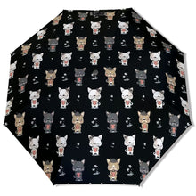 Load image into Gallery viewer, Adorable French Bulldog Flowers and Hearts Umbrella-Daily Accessories-6