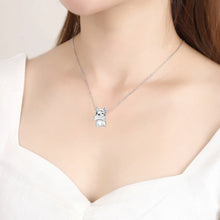 Load image into Gallery viewer, Adorable French Bulldog Silver Charm with Bone – Cute Gift-6
