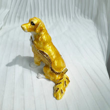 Load image into Gallery viewer, Adorable Golden Retriever Jewelry Box-7