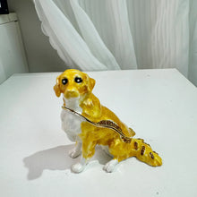 Load image into Gallery viewer, Adorable Golden Retriever Jewelry Box-8