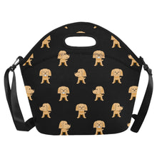 Load image into Gallery viewer, Adorable Golden Retriever Love Neoprene Lunch Bag-12