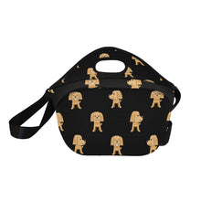 Load image into Gallery viewer, Adorable Golden Retriever Love Neoprene Lunch Bag-15