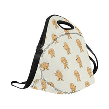 Load image into Gallery viewer, Adorable Golden Retriever Love Neoprene Lunch Bag-5