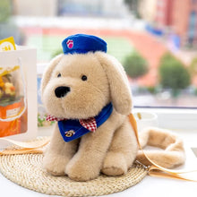 Load image into Gallery viewer, Adorable Golden Retriever Plush Toy with Carry Strap-3