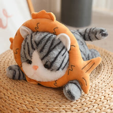 Load image into Gallery viewer, Adorable Grey Striped Tabby Cat Stuffed Animal Plush Toys-Grey Fish-40cm-1