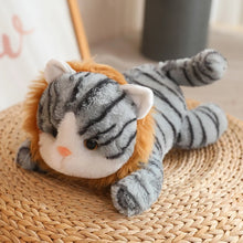 Load image into Gallery viewer, Adorable Grey Striped Tabby Cat Stuffed Animal Plush Toys-Grey Lion-40cm-10