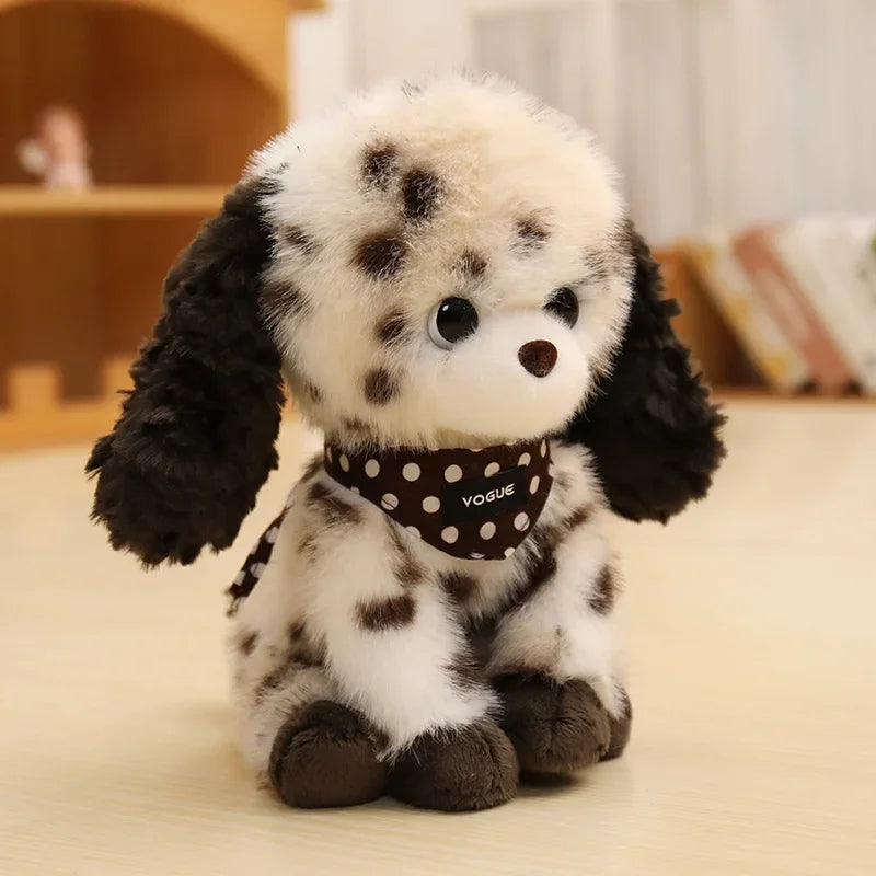 Adorable Parti Poodle Stuffed Animal Plush Toy-Stuffed Animals-Dog Memorial Gifts,Poodle,Stuffed Animal-20