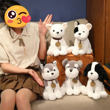 Load image into Gallery viewer, Adorable Pied French Bulldog Stuffed Animal Plush Toy-Stuffed Animals-Dog Memorial Gifts,French Bulldog,Stuffed Animal-5