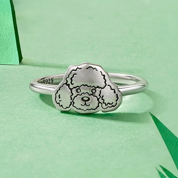 Adorable Poodle Silver Ring Gift For Dog Mom Fir1173 E 2348decc 30c1 4200 96db 5a3c55b5aa08 360x
