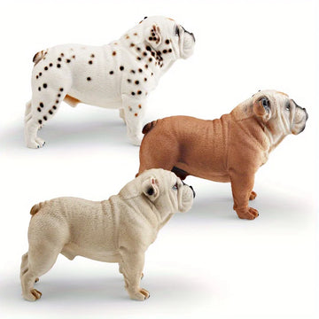 Adorable Realistic Resin English Bulldog Figurines 360x