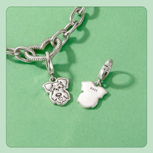 Load image into Gallery viewer, Adorable Schnauzer Dog Charm Bead – Silver Bracelet Gift-2