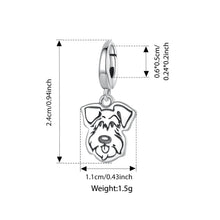 Load image into Gallery viewer, Adorable Schnauzer Dog Charm Bead – Silver Bracelet Gift-Accessories-Accessories,Charm Beads,Dog Memorial Gifts,Dog Mom Gifts,Jewellery,Schnauzer-4