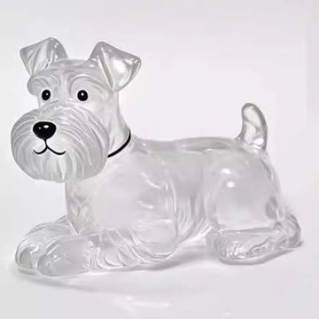 Adorable Schnauzer Keychain Pendant Schnauzer 360x