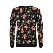 Load image into Gallery viewer, Adorable Shiba Inu with Blossoms Sweatshirt for Women-Apparel-Apparel, Dog Mom Gifts, Shiba Inu, Sweatshirt-11