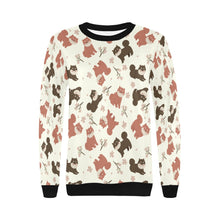 Load image into Gallery viewer, Adorable Shiba Inu with Blossoms Sweatshirt for Women-Apparel-Apparel, Dog Mom Gifts, Shiba Inu, Sweatshirt-12