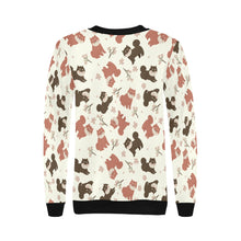 Load image into Gallery viewer, Adorable Shiba Inu with Blossoms Sweatshirt for Women-Apparel-Apparel, Dog Mom Gifts, Shiba Inu, Sweatshirt-13