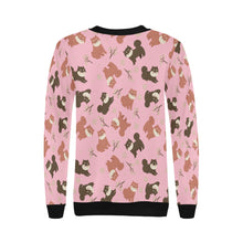 Load image into Gallery viewer, Adorable Shiba Inu with Blossoms Sweatshirt for Women-Apparel-Apparel, Dog Mom Gifts, Shiba Inu, Sweatshirt-15