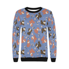 Load image into Gallery viewer, Adorable Shiba Inu with Blossoms Sweatshirt for Women-Apparel-Apparel, Dog Mom Gifts, Shiba Inu, Sweatshirt-17