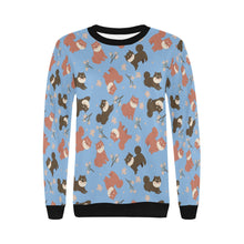 Load image into Gallery viewer, Adorable Shiba Inu with Blossoms Sweatshirt for Women-Apparel-Apparel, Dog Mom Gifts, Shiba Inu, Sweatshirt-19
