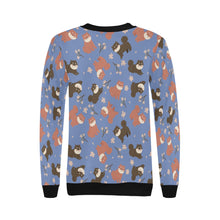 Load image into Gallery viewer, Adorable Shiba Inu with Blossoms Sweatshirt for Women-Apparel-Apparel, Dog Mom Gifts, Shiba Inu, Sweatshirt-20