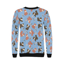 Load image into Gallery viewer, Adorable Shiba Inu with Blossoms Sweatshirt for Women-Apparel-Apparel, Dog Mom Gifts, Shiba Inu, Sweatshirt-21
