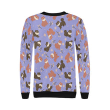 Load image into Gallery viewer, Adorable Shiba Inu with Blossoms Sweatshirt for Women-Apparel-Apparel, Dog Mom Gifts, Shiba Inu, Sweatshirt-26
