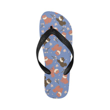 Load image into Gallery viewer, Adorable Shiba Inu with Blossoms Unisex Slippers-Footwear-Accessories, Dog Mom Gifts, Shiba Inu, Slippers-19
