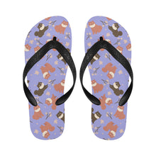 Load image into Gallery viewer, Adorable Shiba Inu with Blossoms Unisex Slippers-Footwear-Accessories, Dog Mom Gifts, Shiba Inu, Slippers-7