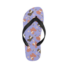 Load image into Gallery viewer, Adorable Shiba Inu with Blossoms Unisex Slippers-Footwear-Accessories, Dog Mom Gifts, Shiba Inu, Slippers-Lavender Purple-S-22