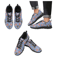 Load image into Gallery viewer, Adorable Shiba Inu with Blossoms Women's Breathable Sneakers-CornflowerBlue-US13-23
