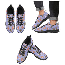 Load image into Gallery viewer, Adorable Shiba Inu with Blossoms Women's Breathable Sneakers-CornflowerBlue_1-US13-37
