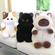 Load image into Gallery viewer, Adorable Siamese Cat Teddy Bear Soft Plush Toy - Chubby Big-Eyed Cutie-5
