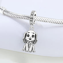 Load image into Gallery viewer, Adorable Silver Cocker Spaniel Silver Charm Bead – Cute Gift-3