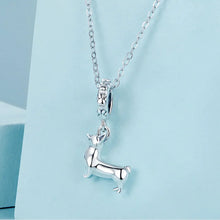 Load image into Gallery viewer, Adorable Silver Corgi Dangle Charm – Cute Dog Mom Gift-9
