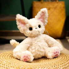 Load image into Gallery viewer, Adorable Sitting Devon Rex Stuffed Animal Plush Toys-Cats-Cream / Off White-6