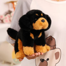 Load image into Gallery viewer, Adorable Small Realistic Rottweiler Plush Toy-1