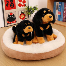 Load image into Gallery viewer, Adorable Small Realistic Rottweiler Plush Toy-2