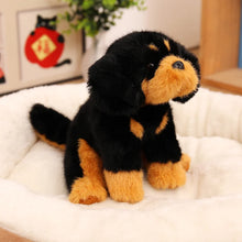 Load image into Gallery viewer, Adorable Small Realistic Rottweiler Plush Toy-black-20cm-16