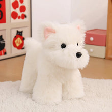 Load image into Gallery viewer, Adorable Standing Schnauzer Stuffed Animal Plush Toys - 4 Coat Colors-white-22cm-15