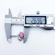 Load image into Gallery viewer, Adorable Westie in Pink Bag Silver Pendant Charm-3