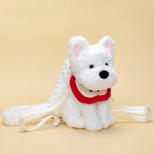 Load image into Gallery viewer, Adorable Westie Plush Toy with Carry Strap-32cm-West highland-1