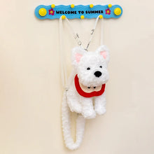 Load image into Gallery viewer, Adorable Westie Plush Toy with Carry Strap-4