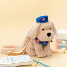 Load image into Gallery viewer, Adorable Yellow Labrador Plush Toy with Carry Strap-32cm-Golden Retriever-1