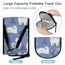 Load image into Gallery viewer, Flower Garden Samoyeds Multipurpose Car Storage Bag - 5 Colors-Car Accessories-Bags, Car Accessories, Samoyed-4