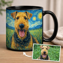 Load image into Gallery viewer, Personalized Starry Night Artwork Airedale Terrier Coffee Mug-Mug-Airedale Terrier,Dog Dad Gifts,Dog Memorial Gifts,Dog Mom Gifts,Mugs,Personalize Artwork-10