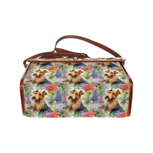 Airedale Terrier in Bloom Shoulder Bag Purse-Accessories-Accessories, Airedale Terrier, Bags, Purse-One Size-5