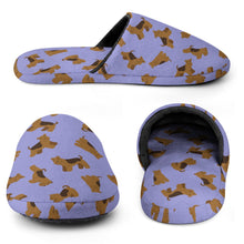 Load image into Gallery viewer, Airedale Terrier Slippers for Women - Playful Airedale Terrier Love - Flannel-Accessories,Airedale Terrier,Dog Mom Gifts,Slippers-15